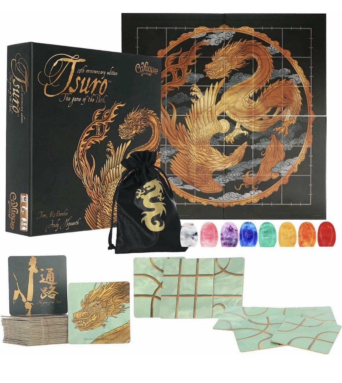 New Tsuro: The Game of the Path (20th Anniversary Edition) Board Game Family