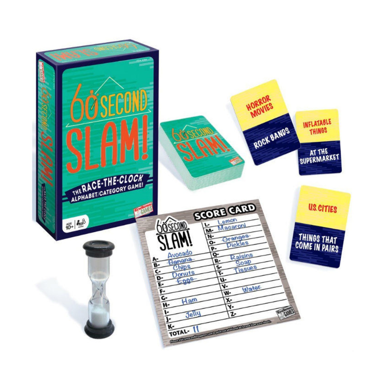 Endless Games Boardgame 60 Second Slam! Box EX/NM