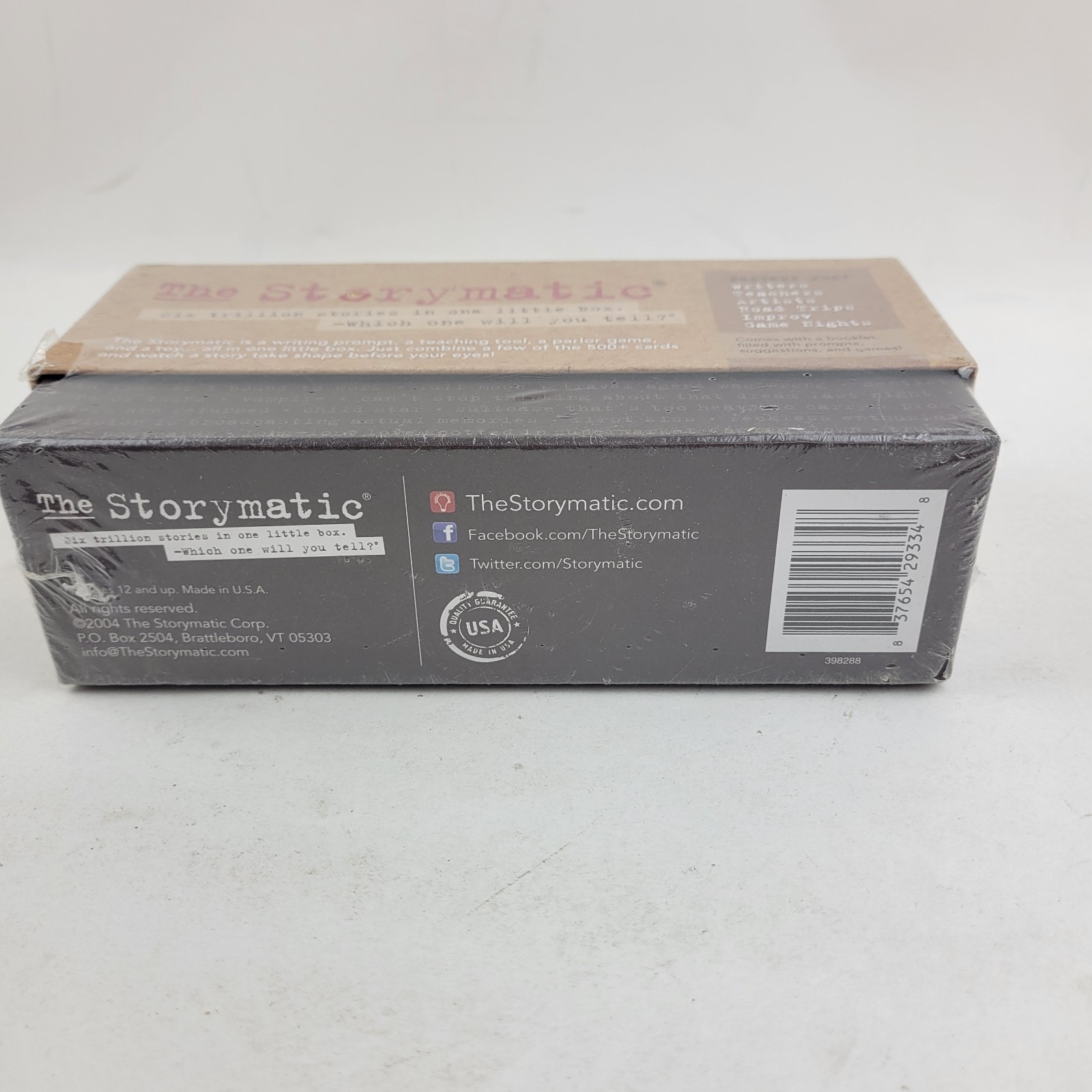 The Storymatic 2004 6 Trillion Stories Writing Prompt Teaching Tool 500+ Cards