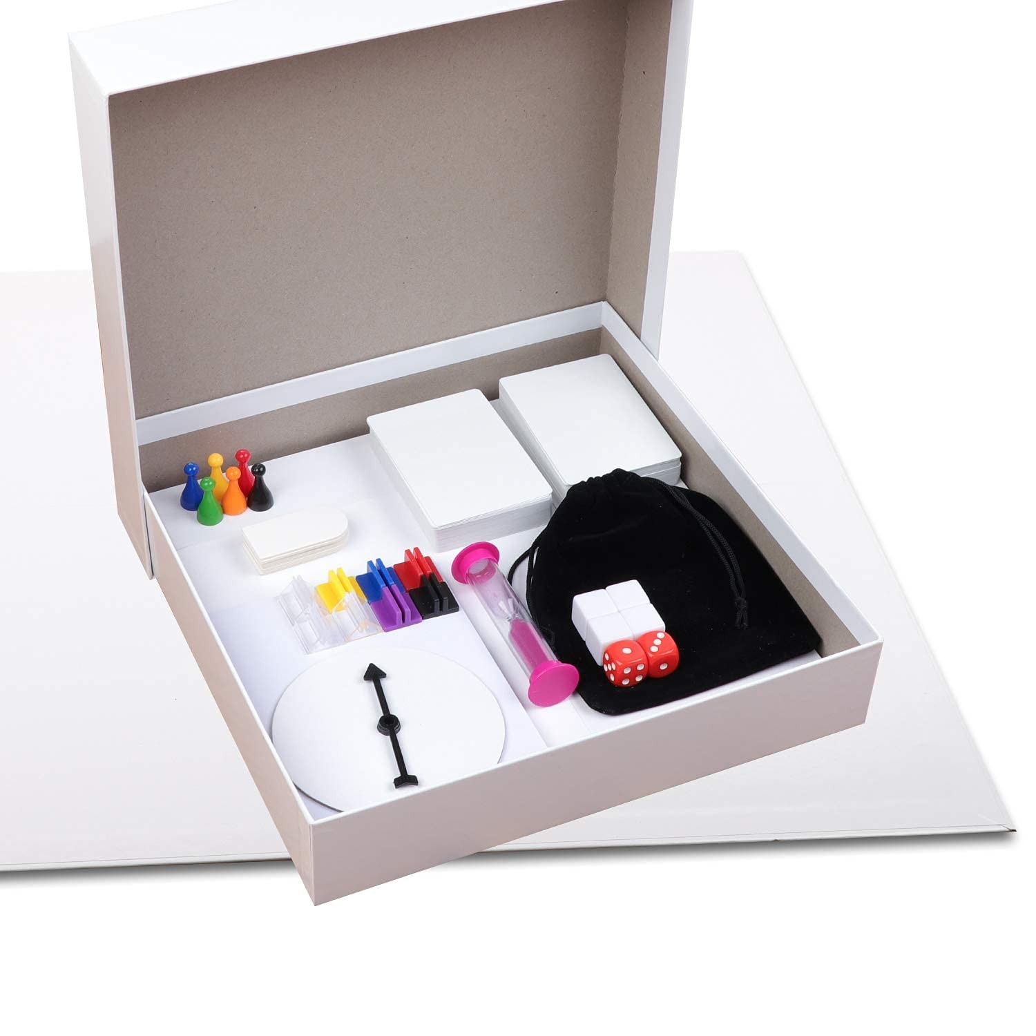 Blank Create Your Own Board Game Kit DIY 143 Piece Set – Perfect for School P…
