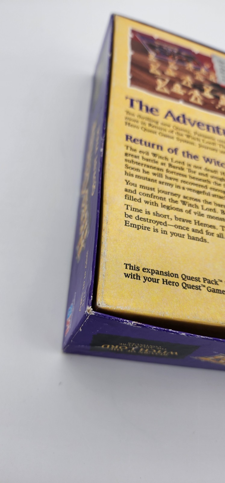 1991 Hero Quest – Return of the Witch Lord – Quest Pack – COMPLETE