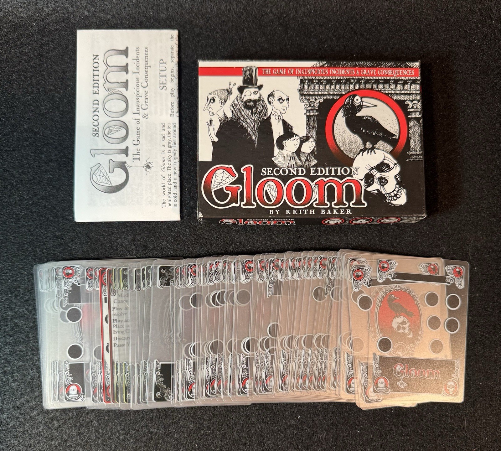 Gloom (2nd Edition) by Keith Baker Atlas Games 2 To 4 Players Card Game