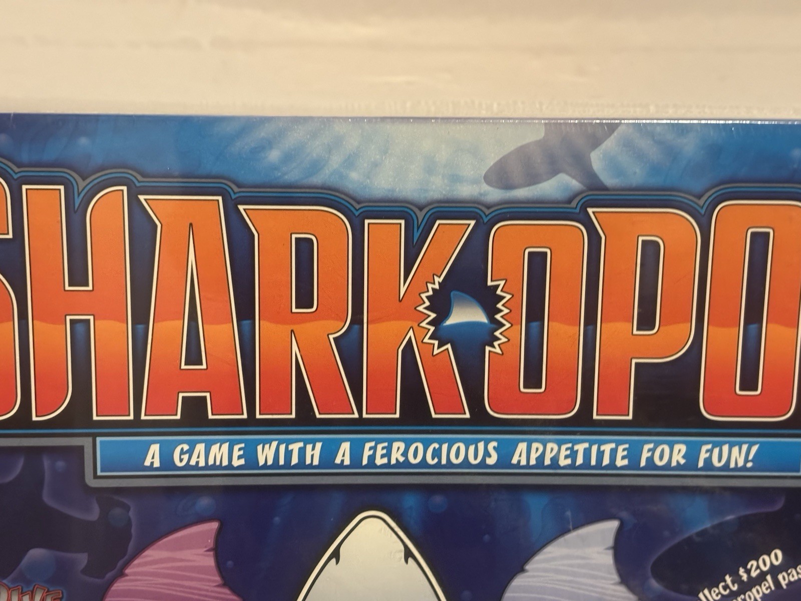 NEW Sharkopoly Board Game Ages 8 Up Shark Mania