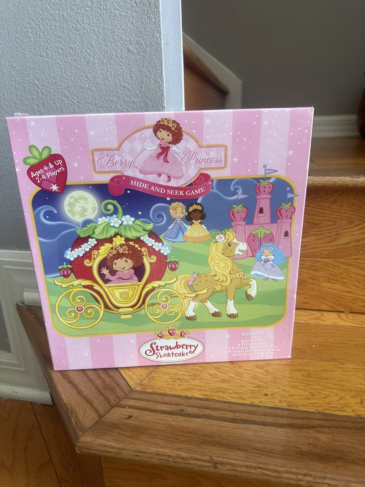 Strawberry Shortcake Berry Princess Hide And Seek Game 2005 2-4 Player Sealed