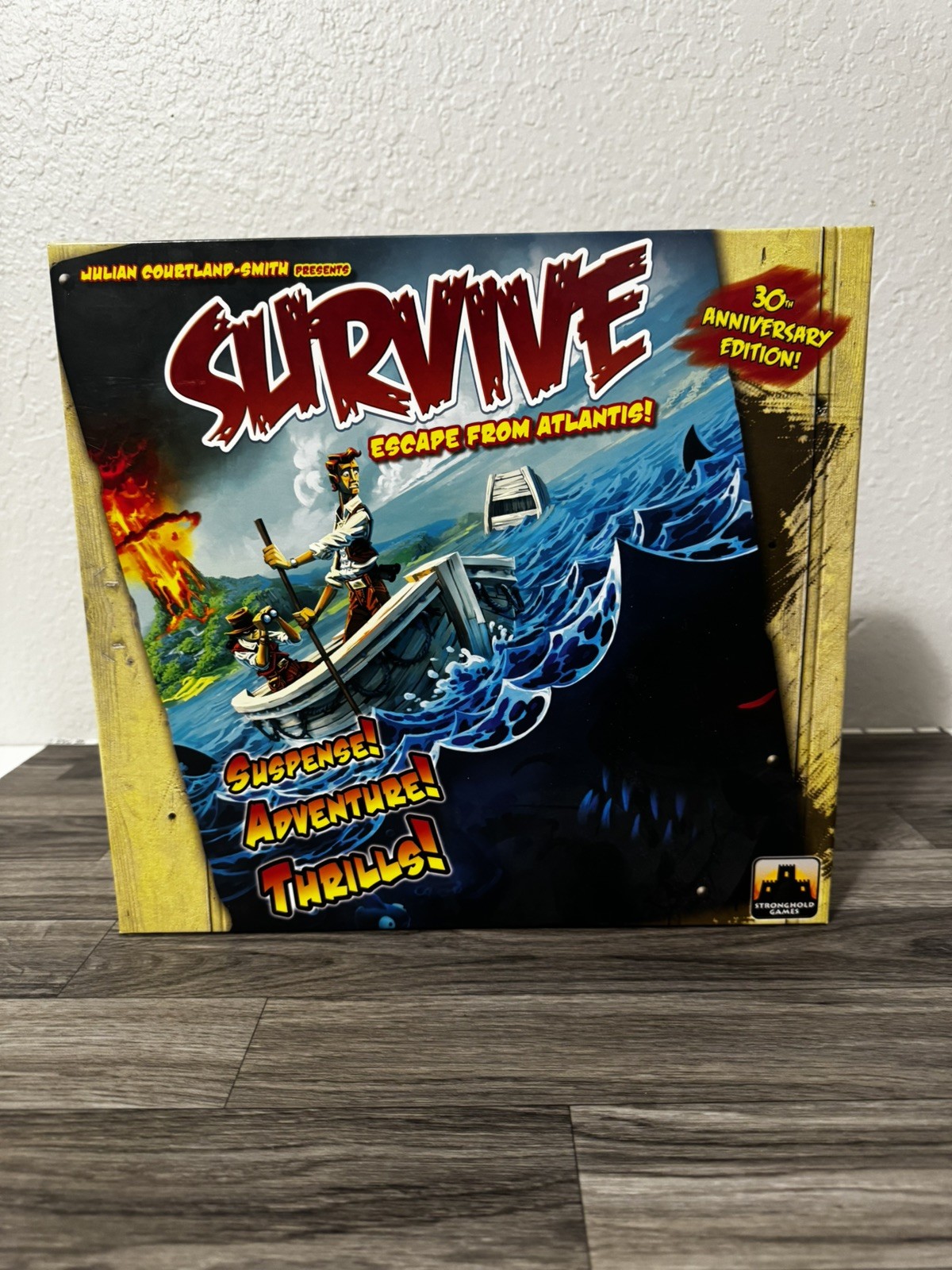 Survive Escape from Atlantis Board Game Complete Giant Squid & Dolphin Expansion