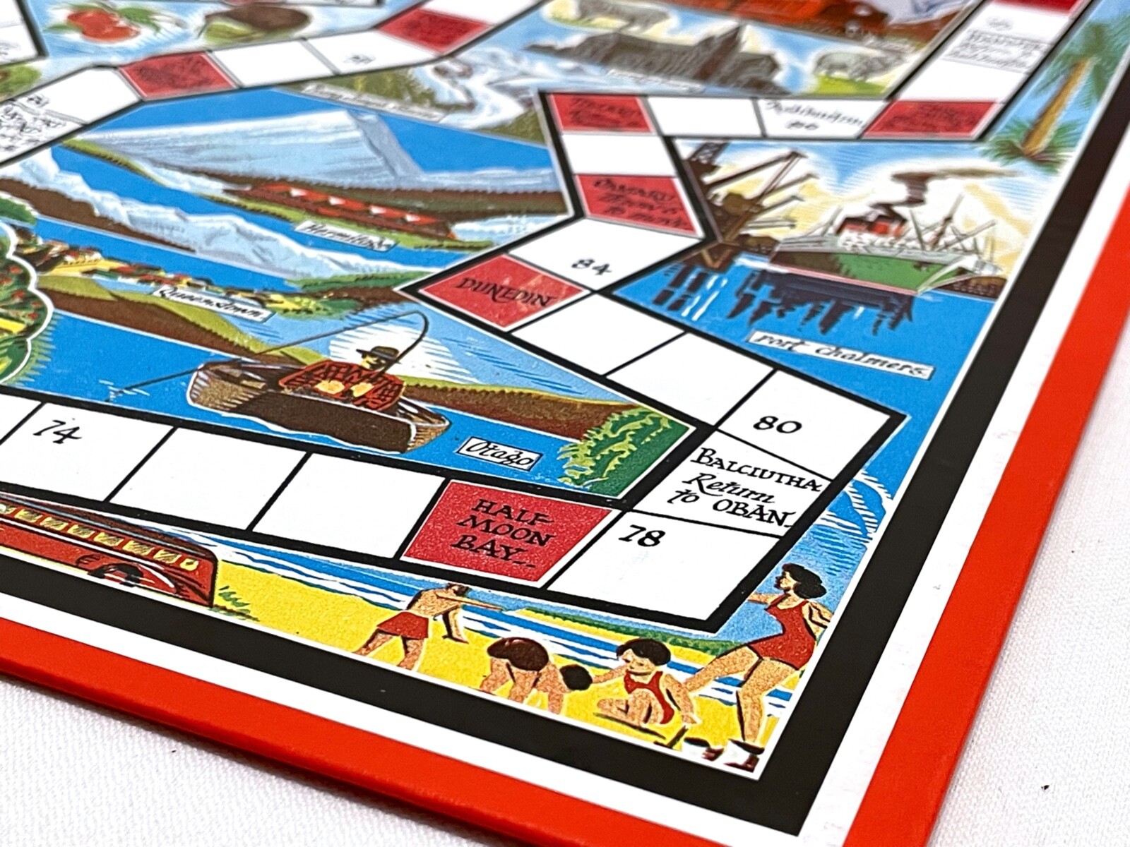 Tour of New Zealand Board Game – Excellent Condition – Holdson – Made in NZ