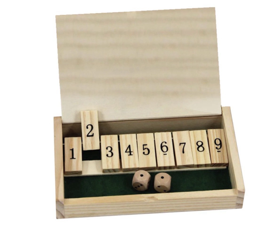 House of Marbles: Shut-the-Box Classic Wooden Game