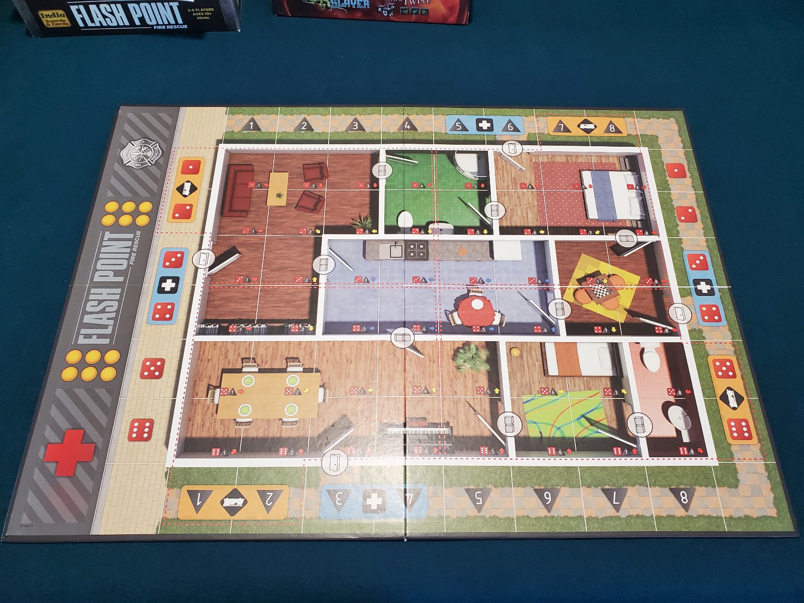 Flash Point Fire Rescue 2011 Board Game Indie Boards & Cards Lone Oak Games COOP