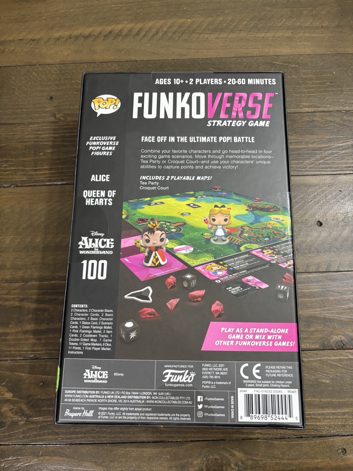 Funko Pop! Funkoverse Strategy Game Alice in Wonderland Board Game NEW