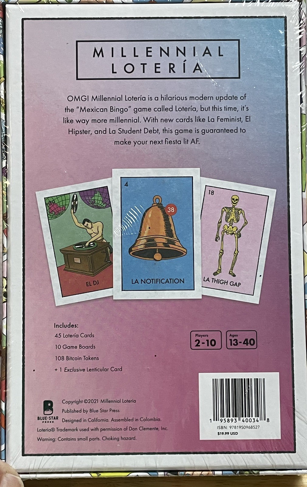 Millennial Loteria Game Family Fiesta Party Game for New Latino Generation NEW