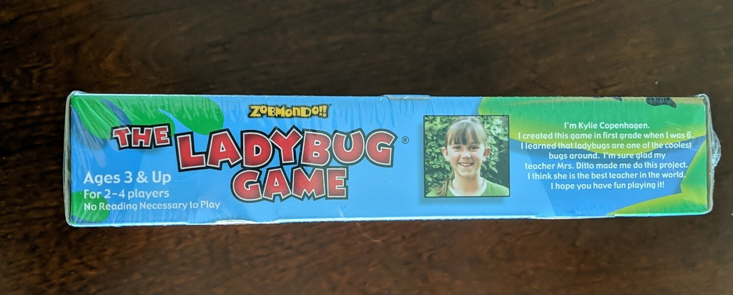 BRANDNEW Zobmondo The Ladybug Game Invented by 1st Grader Multiple Award Winner