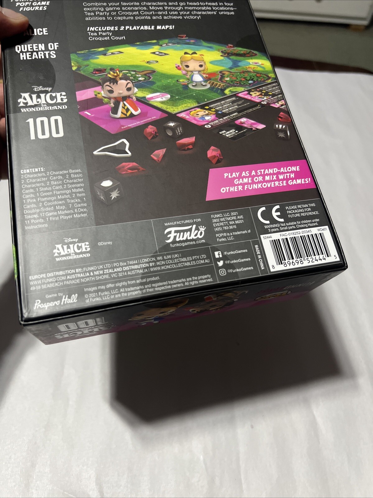 Funkoverse Alice In Wonderland Disney Strategy Game CHASE FUNKO POP 2021 sealed
