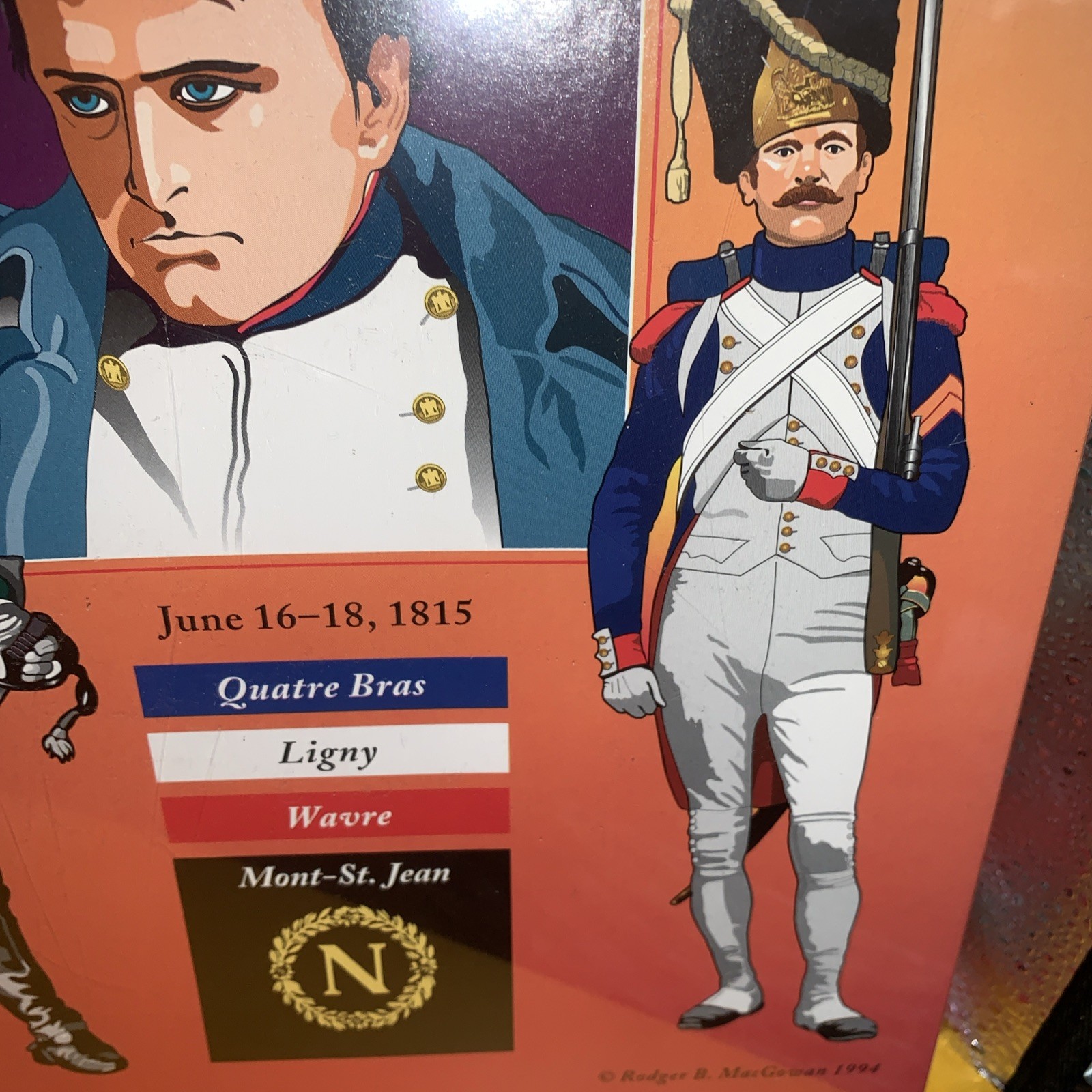 GMT 1994 – The Battles of WATERLOO game – June 16-18 1815 Napoleon UNPUNCHED