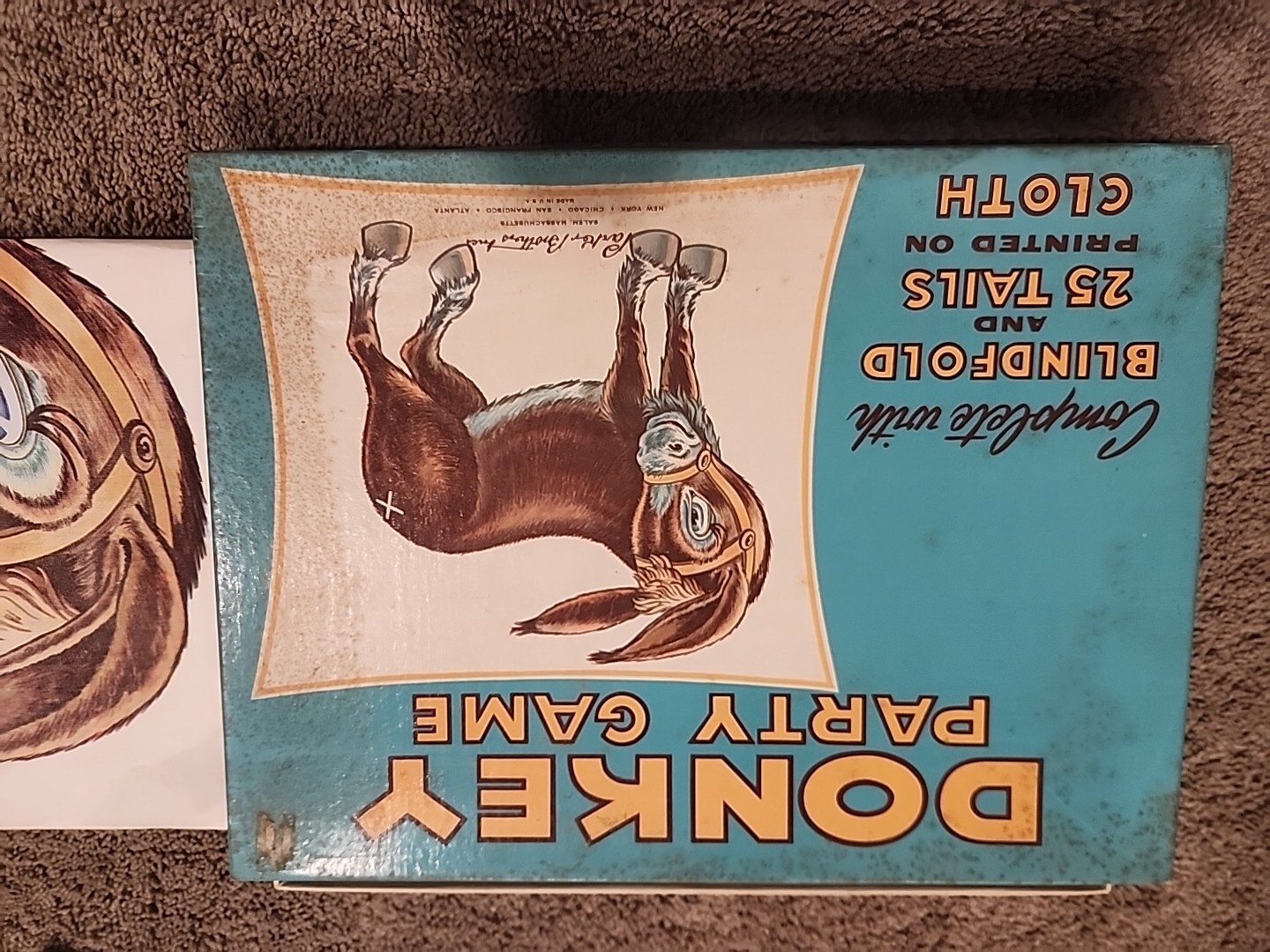 Vintage Parker Brothers Donkey Party Game 1950’s 60’s