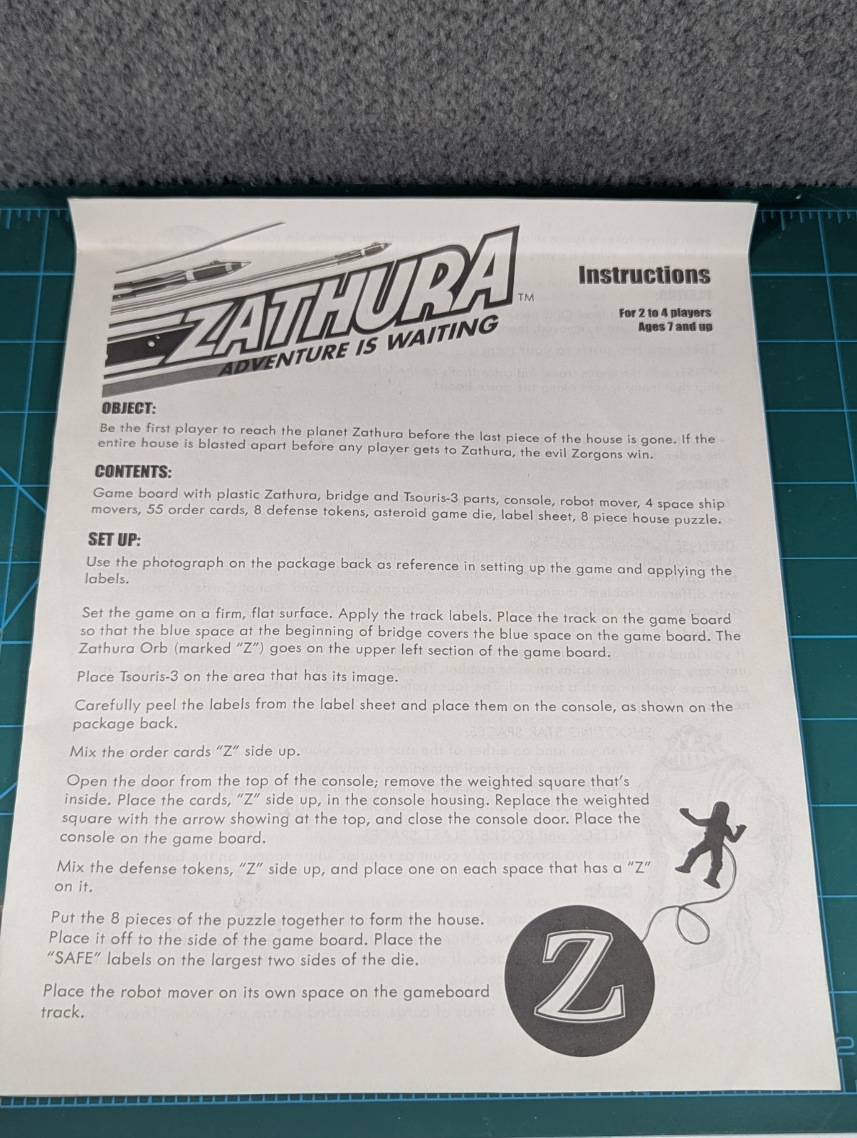 Zathura Adventure Is Waiting Board Game 100% Complete 2005 Pressman