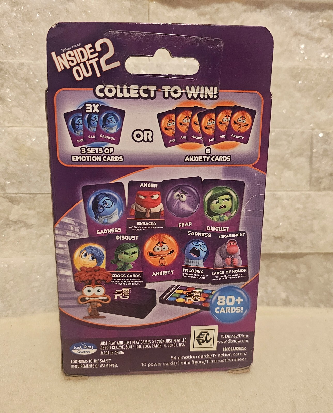 Disney Pixar Inside Out 2 Mixed-Up Emotions Card Game