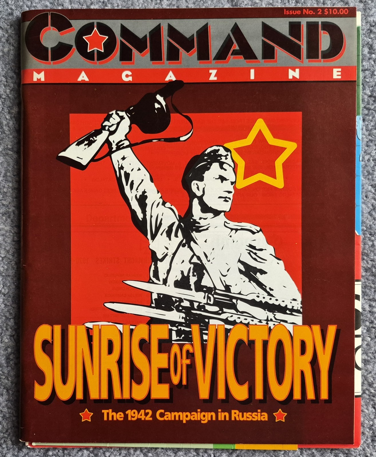 Command Magazine #2 w/game Sunrise of Victory, Mint, Unpunched, XTR 1989