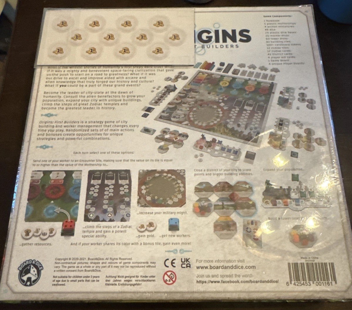 Origins First Builders Board & Dice Games Adam Kwapinski 2021 Umgelter New