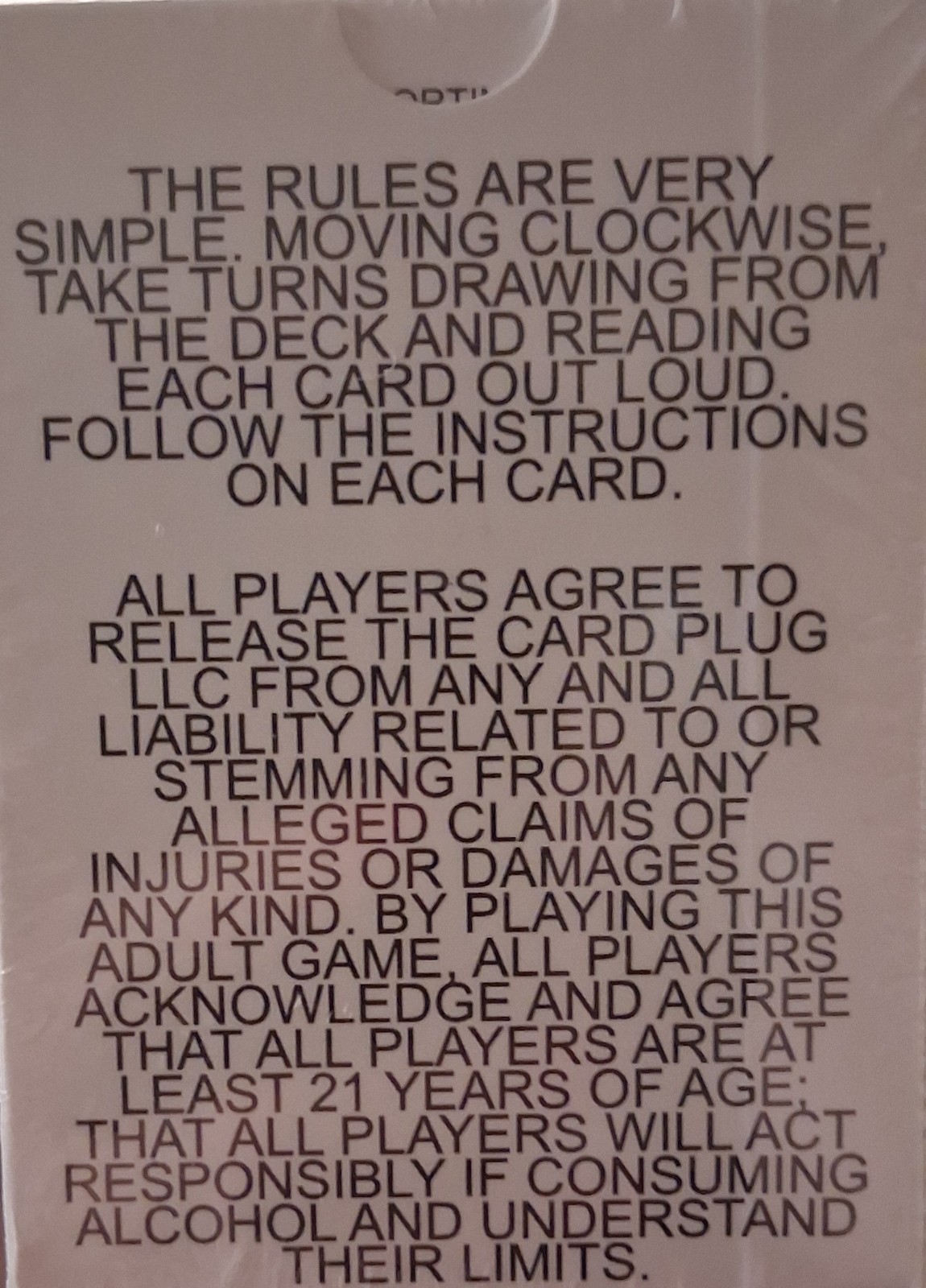 Card Plug LLC Mr. Shots 2 Adult Alcohol Card Game 21+ 2 Players 2024