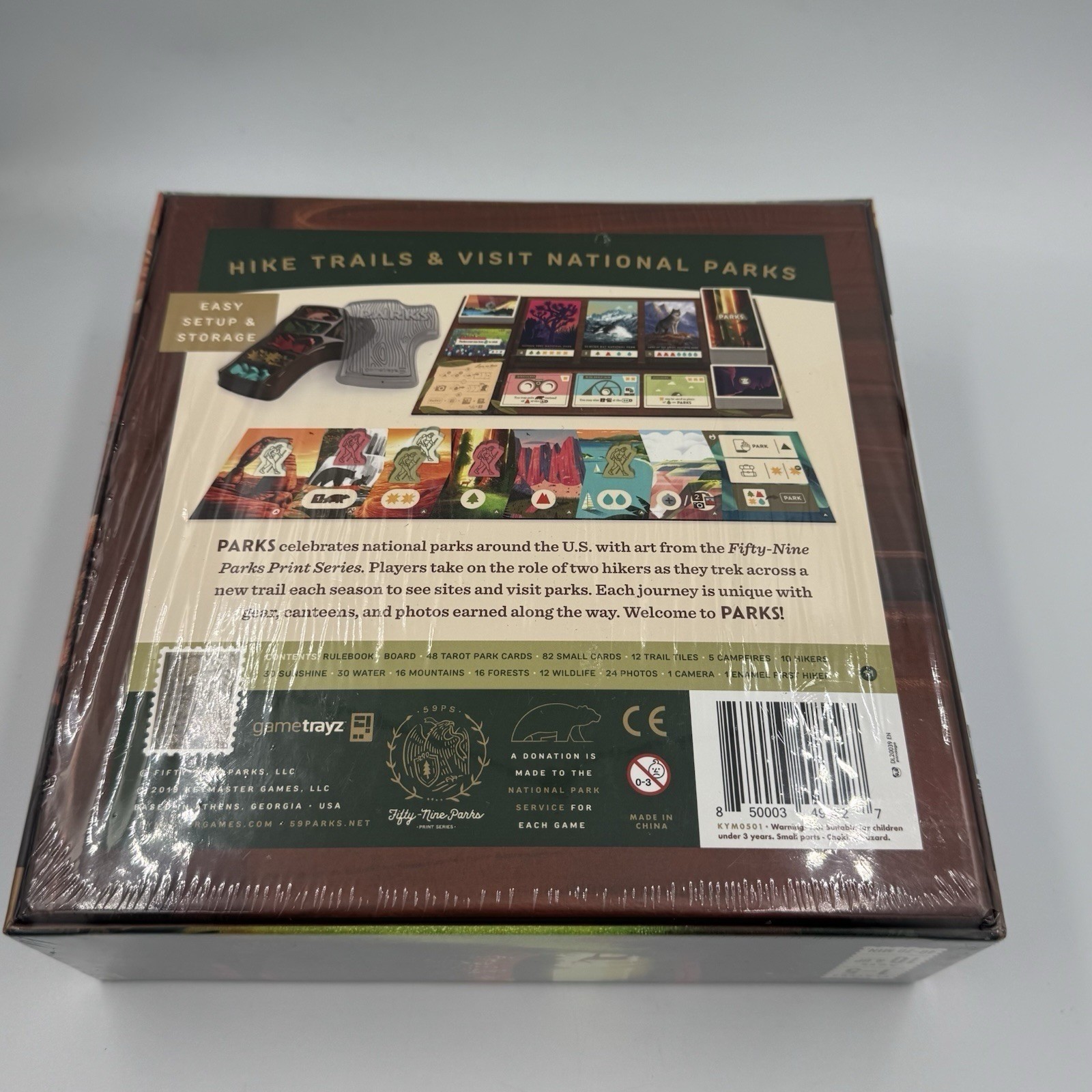 Keymaster Games Parks Board Game Sealed KYM0501