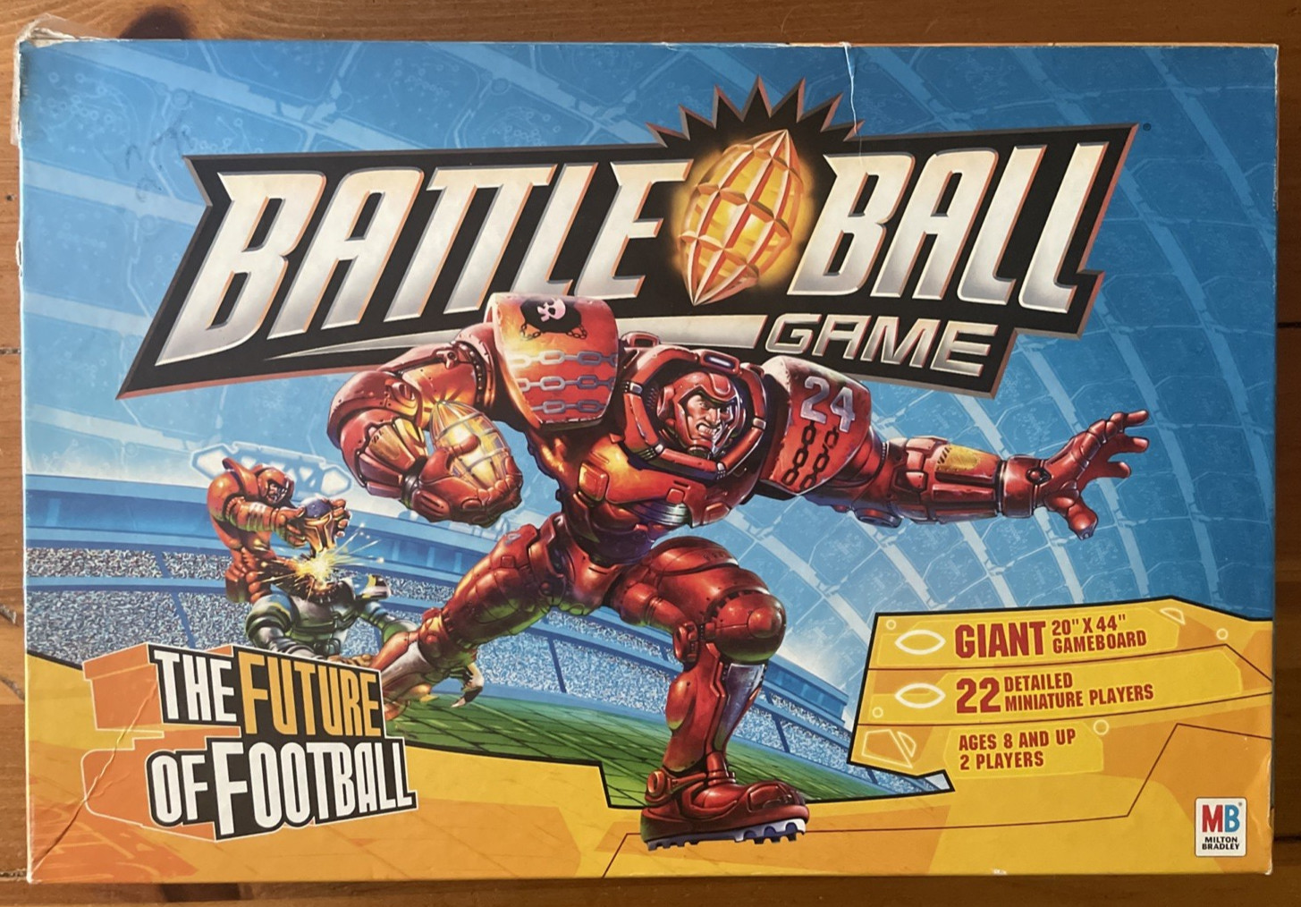 Battle Ball by Milton Bradley Fun Football Dice Battle Game Complete