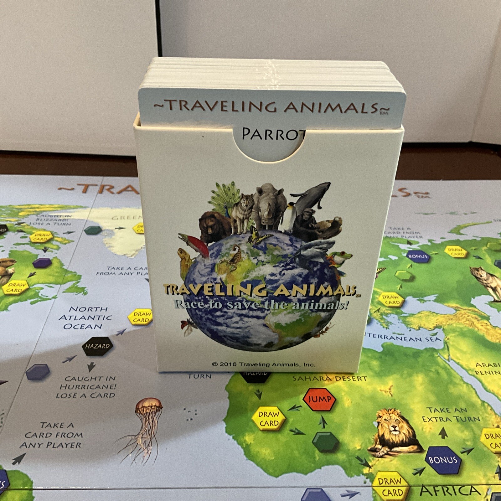 Traveling Animals Race To Save The Animals Board Game