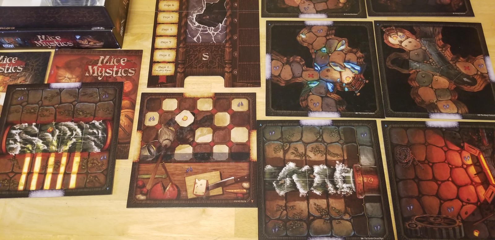 Mice & Mystics Cooperative Board Game Plaid Hat Games Jerry Hawthorne