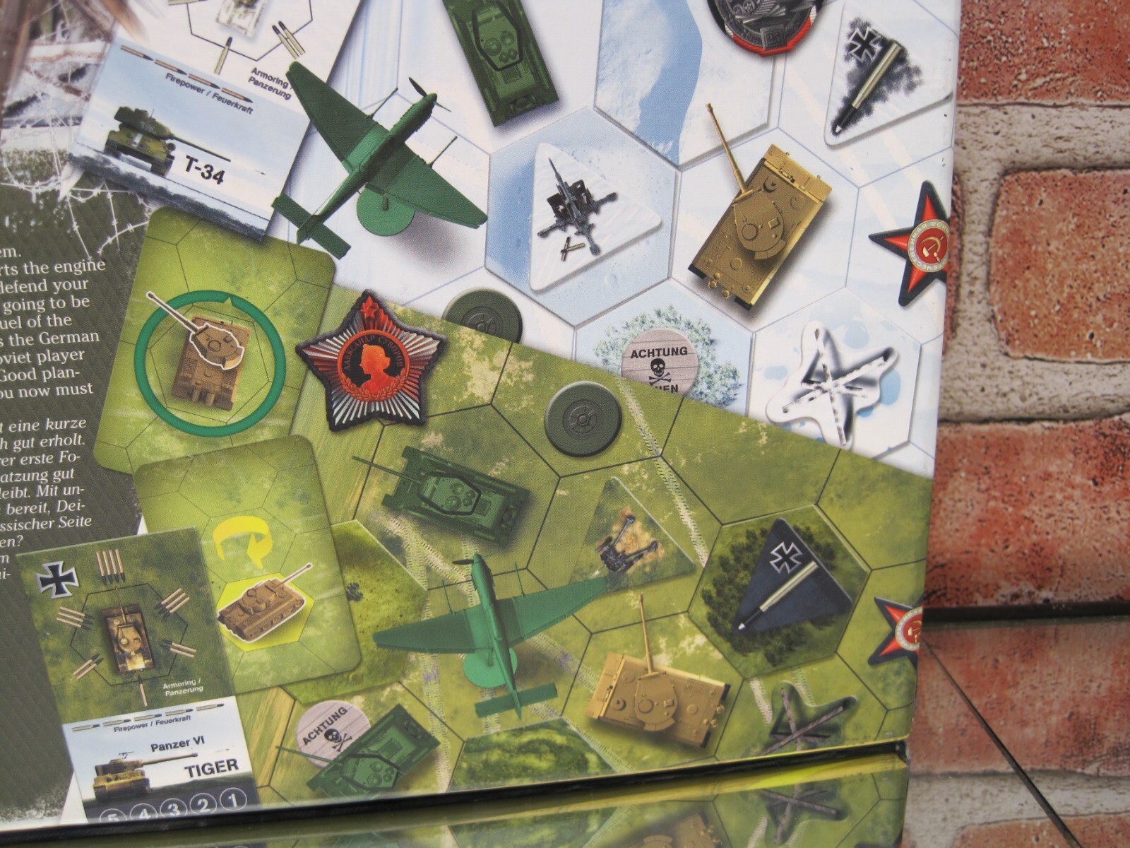 Duel of the Giants WW2 Eastern Front Tank Miniature Wargame Z-Man Board Game