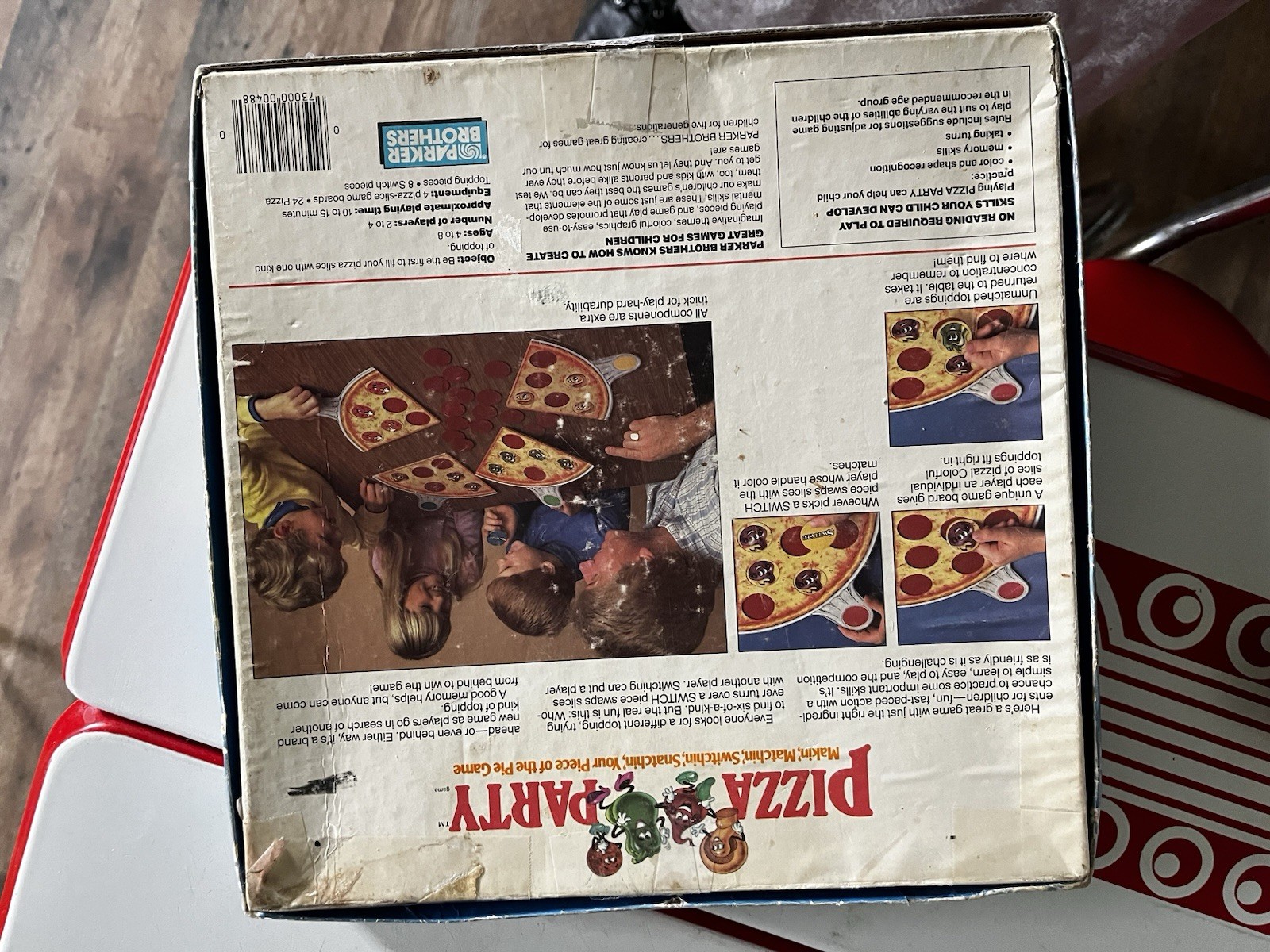 VTG 1987 PIZZA PARTY Board Game by Parker Brothers COMPLETE EXTRA PIECES