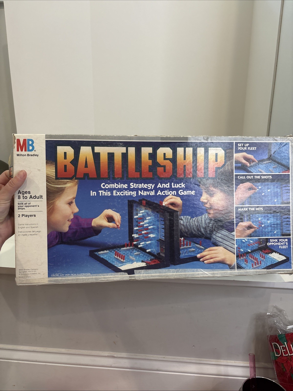 Milton Bradley Battleship Board Game Vintage (1984) MB 4730