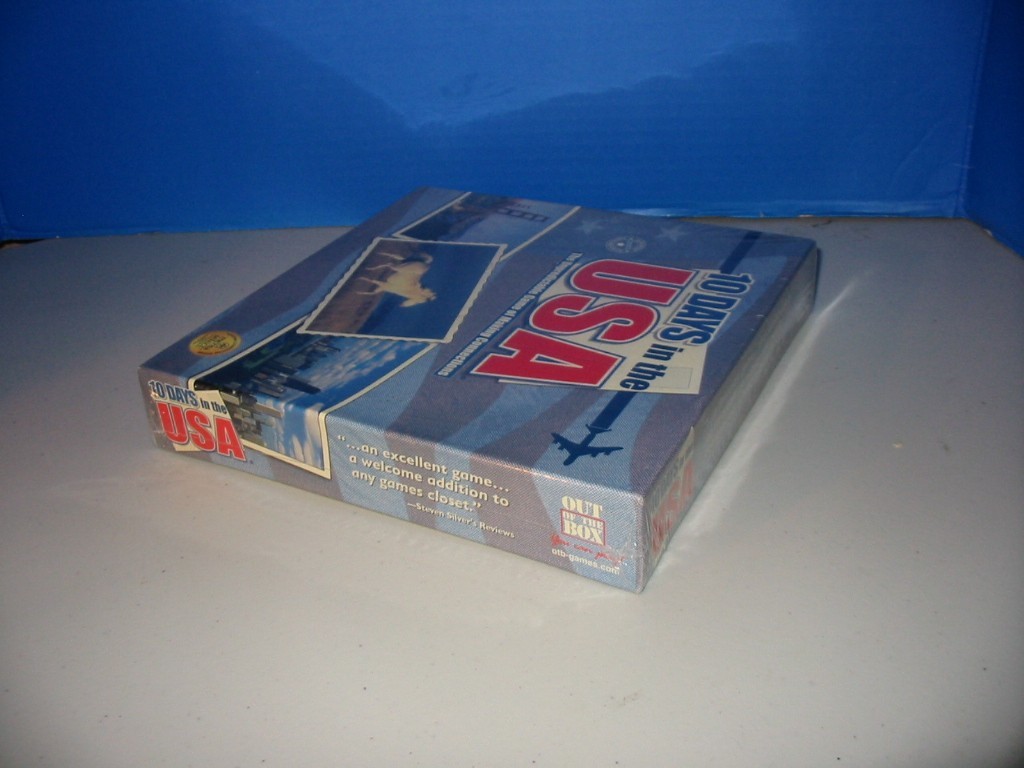 10 Days In the USA Strategy Board Game – Out Of The Box Games Factory Sealed NEW