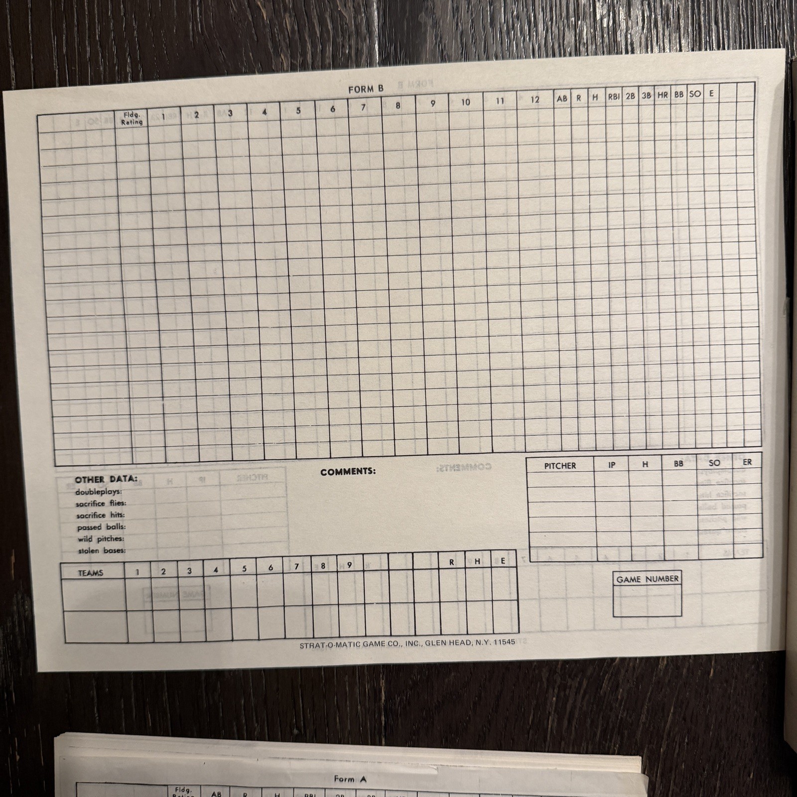 Vintage 1981 Season Stats Strat-O-Matic Baseball Board Game 1980 Season Cards