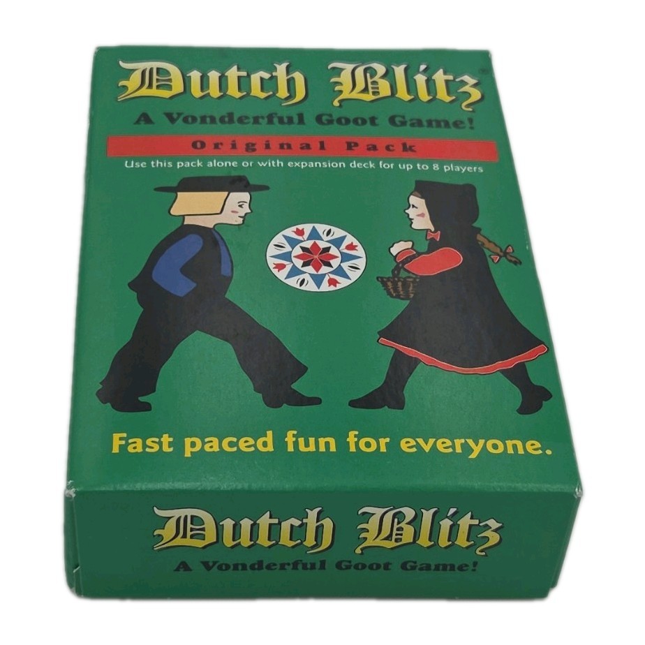 Dutch Blitz Card Game Original Pack Green Deck Fast Paced Family Party Game NEW