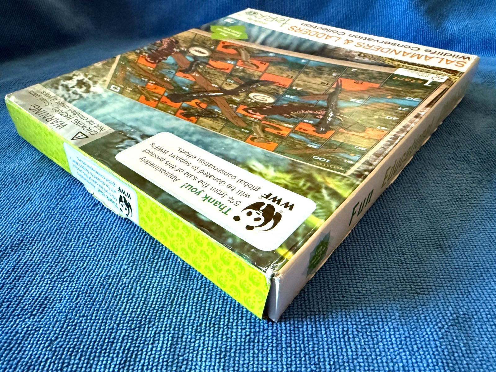 OOP SALAMANDERS (Snakes Chutes) AND LADDERS boardgame WOODEN BOARD game insects