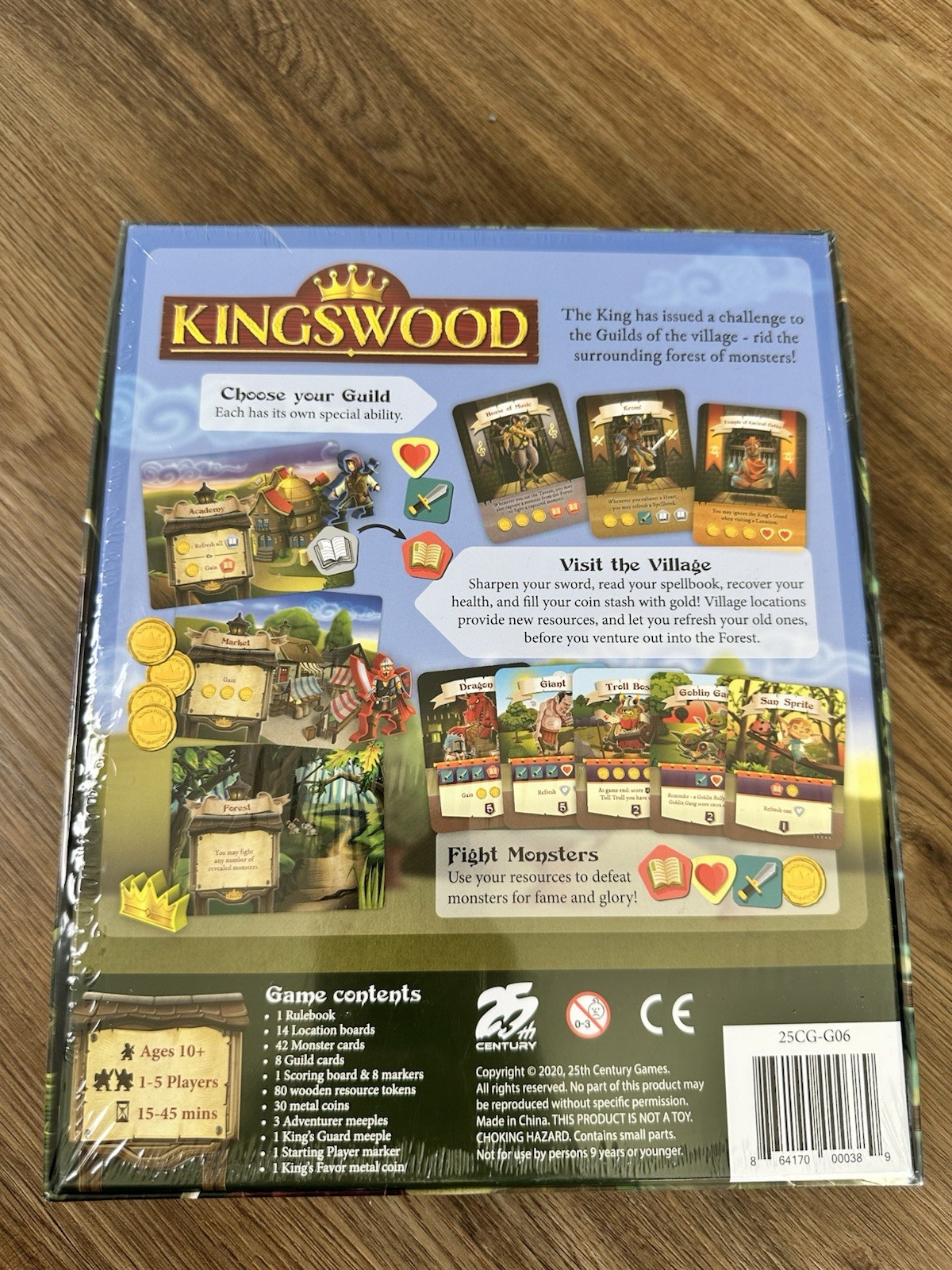 Kingswood Board Game Kickstarter Royal Edition 25th Century Games Fantasy NEW