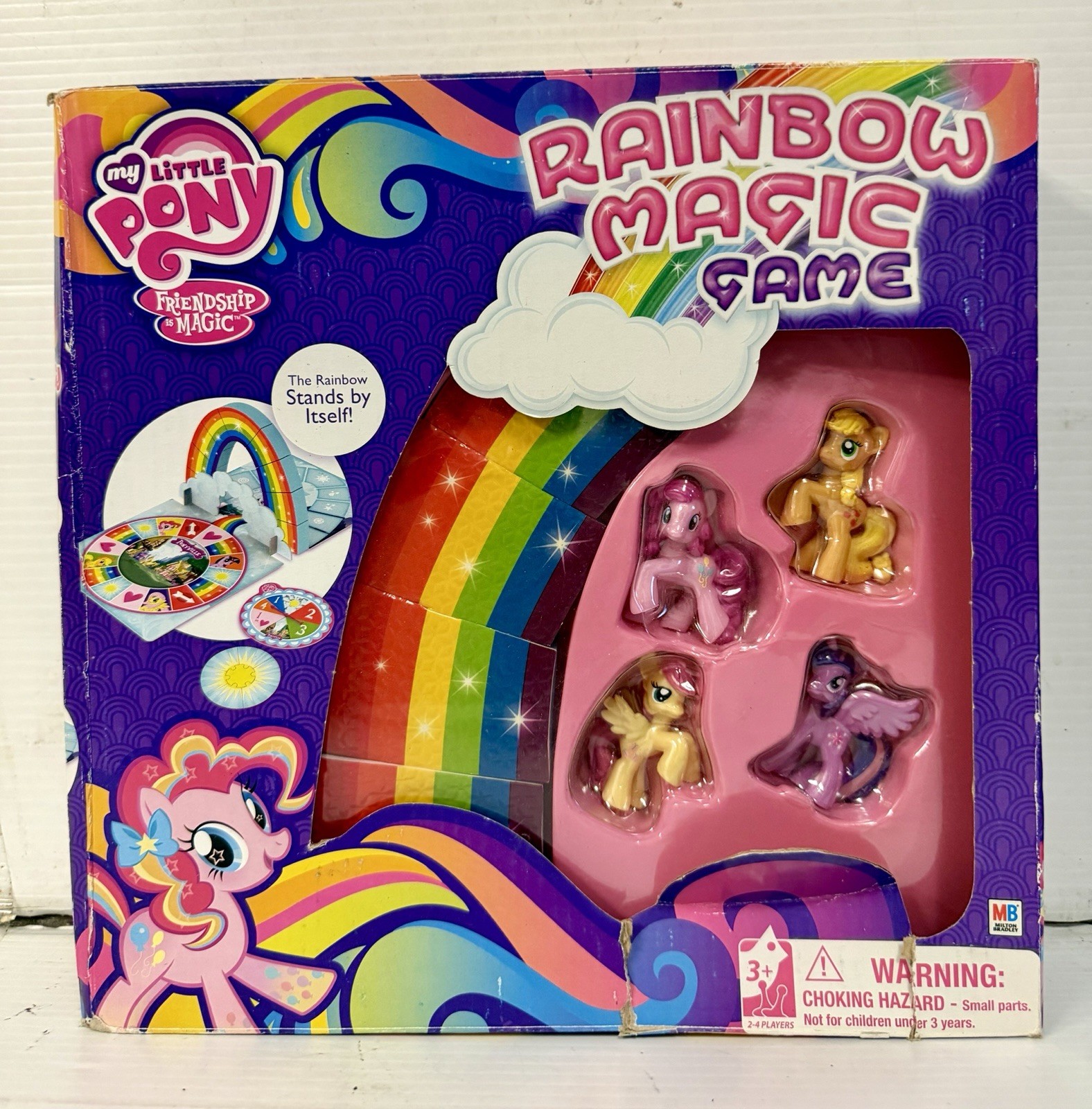 My Little Pony Rainbow Magic Board Game 2013 Hasbro 4 Ponies NEW Rare HTF Fast