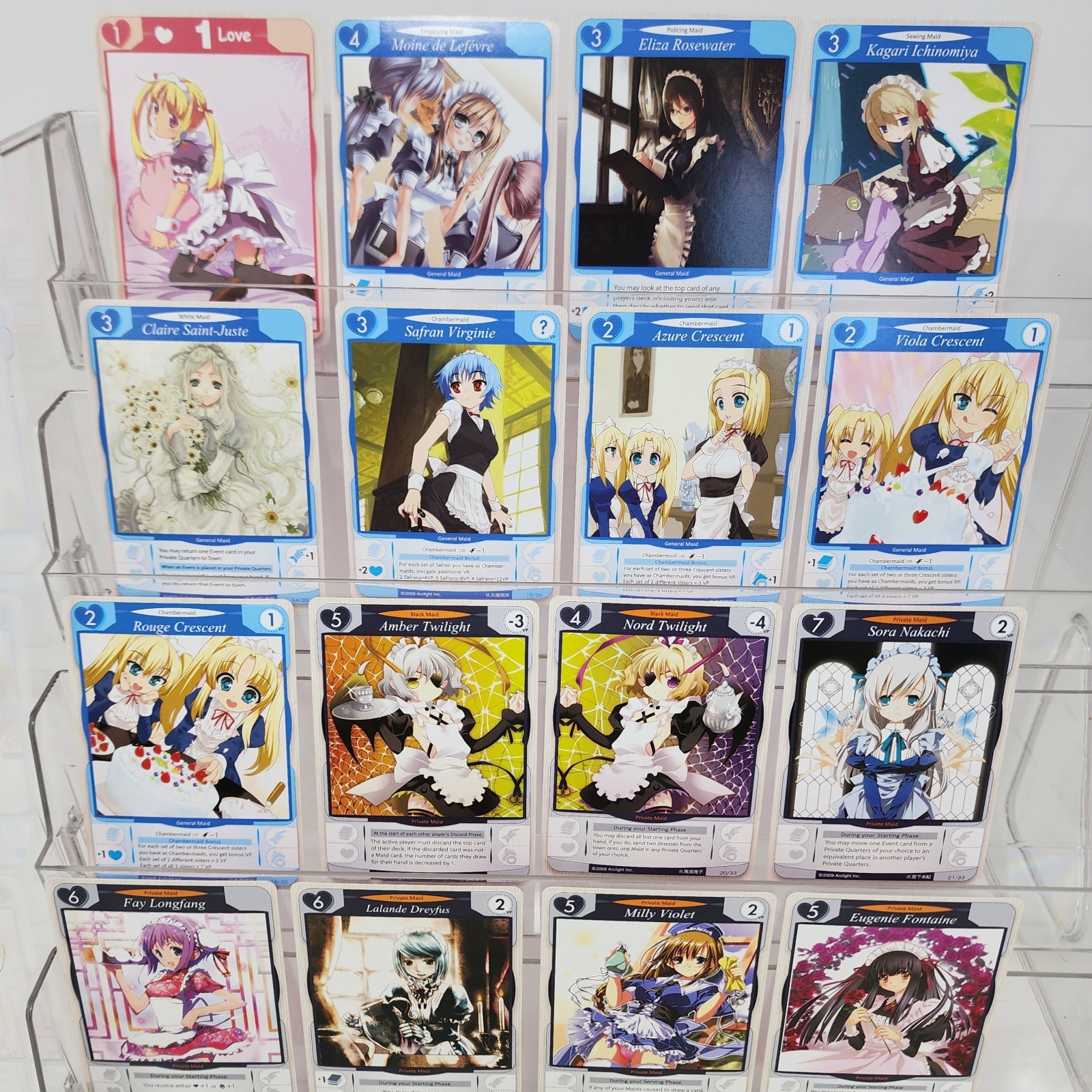 Tanto Cuore Deck Building Card Game Arclight Games 2009 Complete English Anime