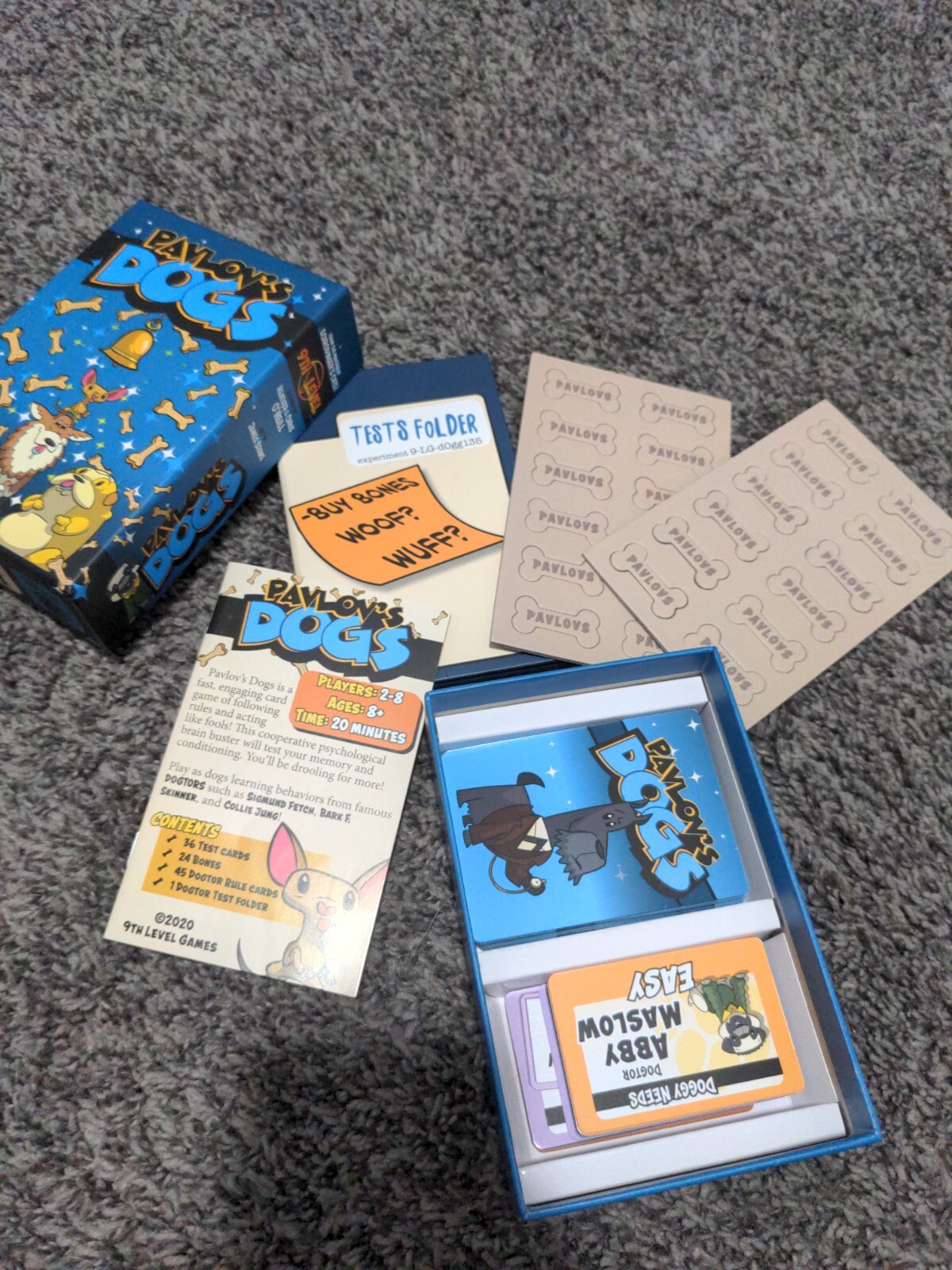 Pavlov’s Dogs 9th Level Games Board Game – COMPLETE – EUC