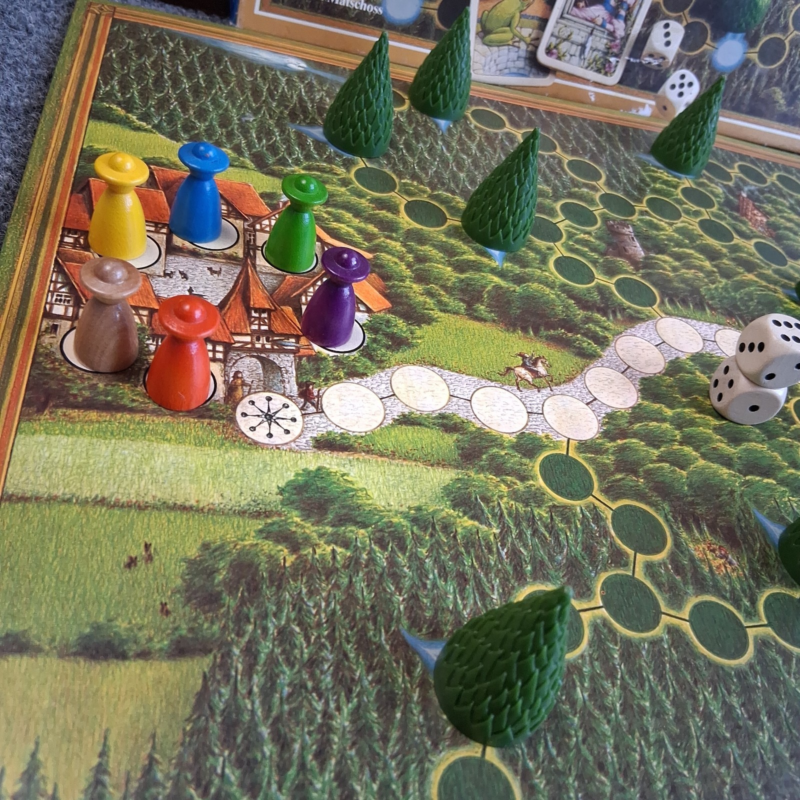 Enchanted Forest Ravensburger Vintage 1982 Board Game NO RULE BOOK