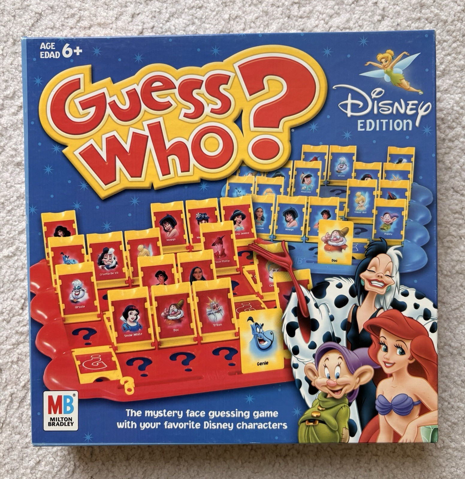 Disney Edition Guess Who? Board Guessing Game Disney Characters 100% Complete