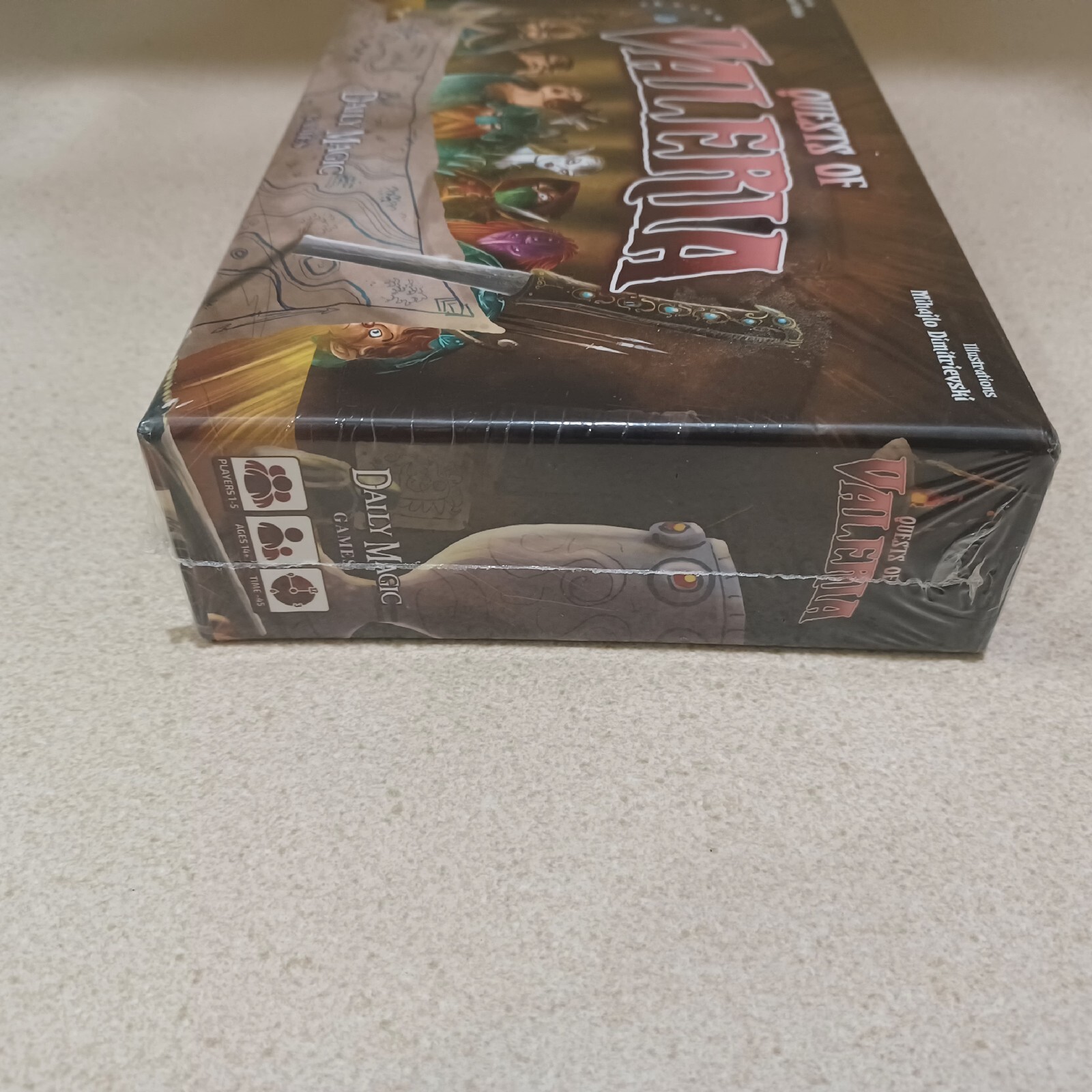 NEW Quests of Valeria Kickstarter Edition Board Card Game 2016 Daily Magic Games