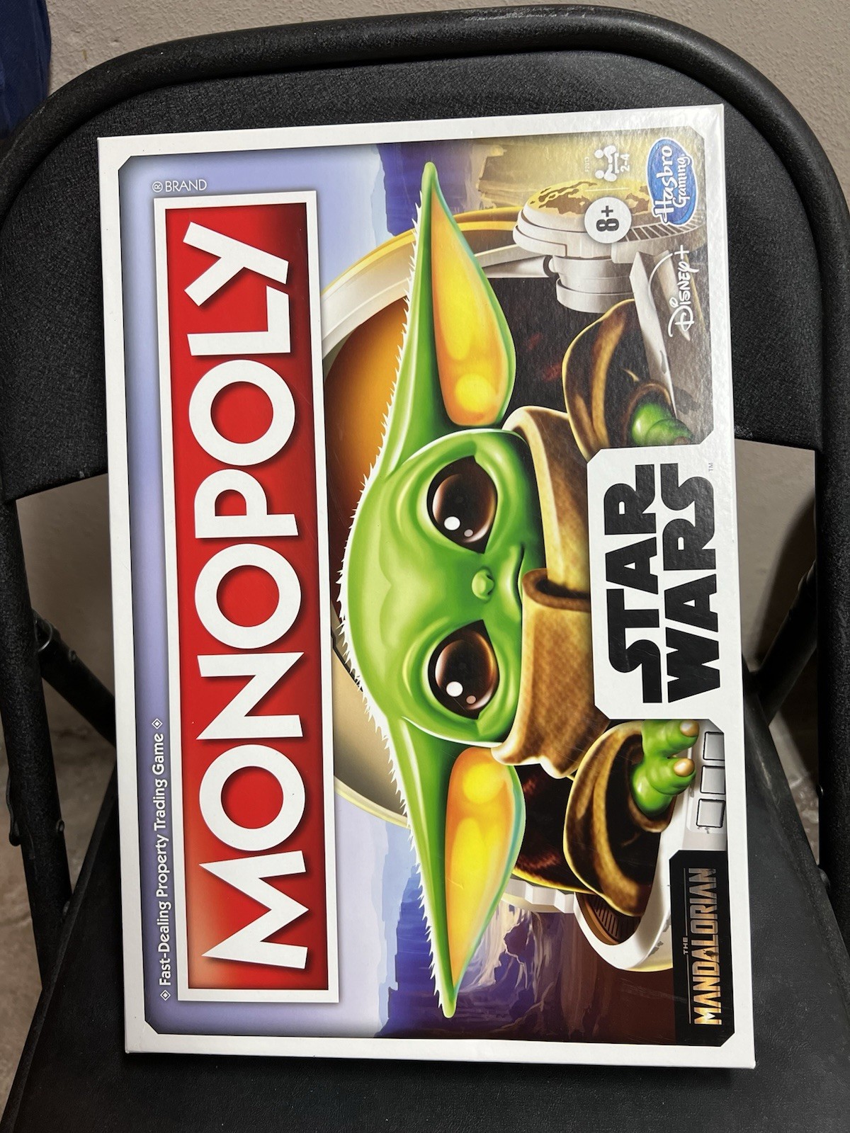 Hasbro Star Wars Mandalorian Monopoly Board Game Baby Yoda Grogu