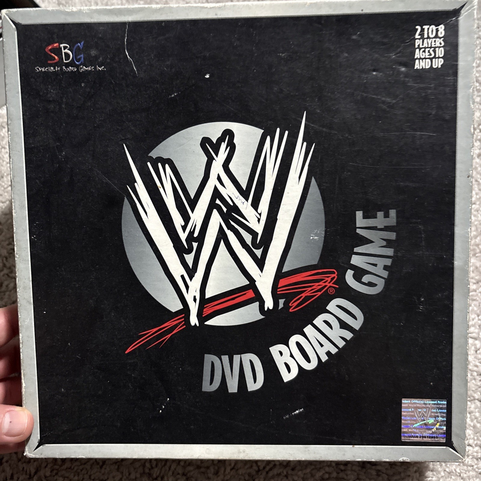 WWE Smack Down Raw DVD Board Game 2005 Complete WWE Wrestling Vintage