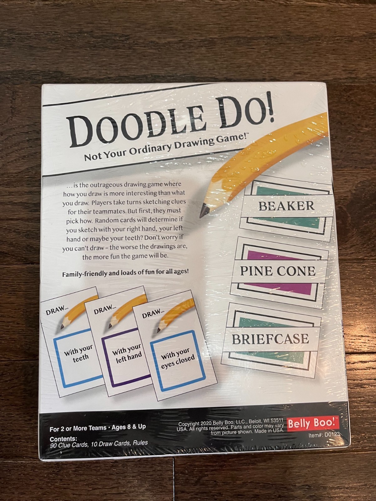 Belly Boo “Doodle Do!” D0123 Drawing Card Game – New, Factory-sealed Ages 8 & Up