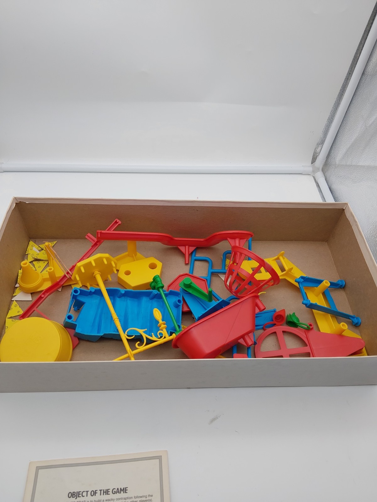 Vintage 1986 Mouse Trap Board Game Milton Bradley Incomplete