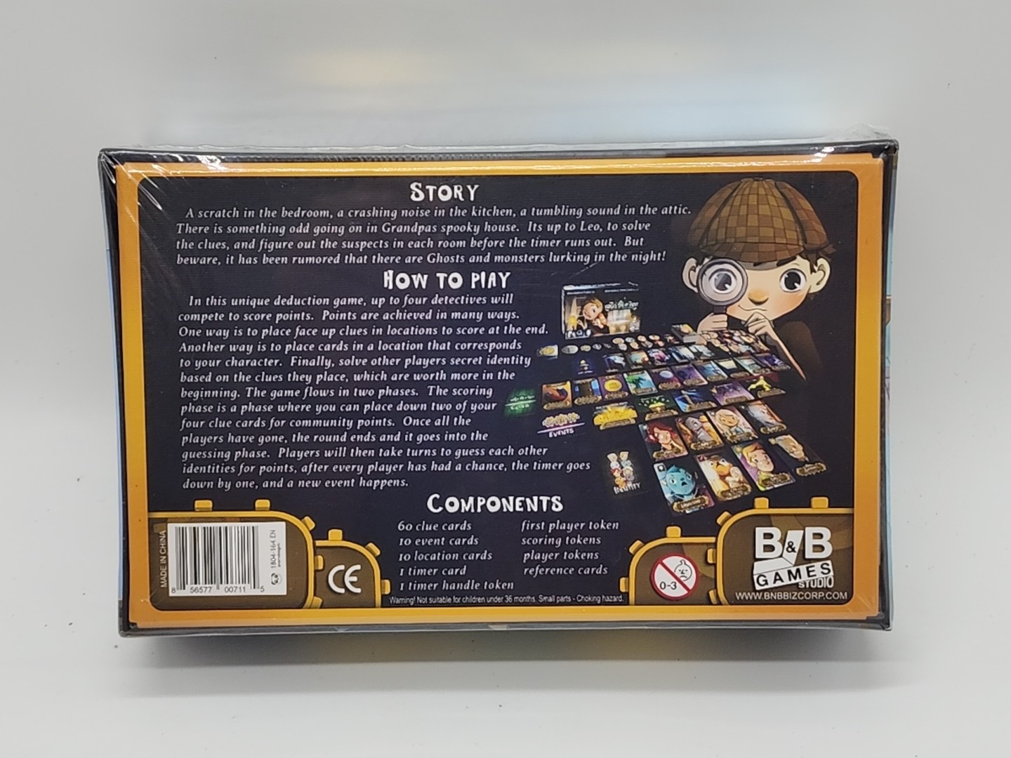 CardLords: Noises At Night (Board Game) card deduction 2-4 Player Family Game