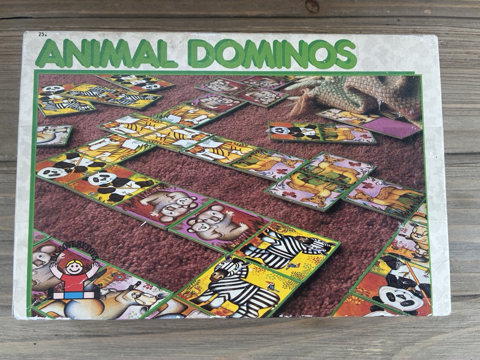 VTG 1990 Animal Dominos By Discovery Toys
