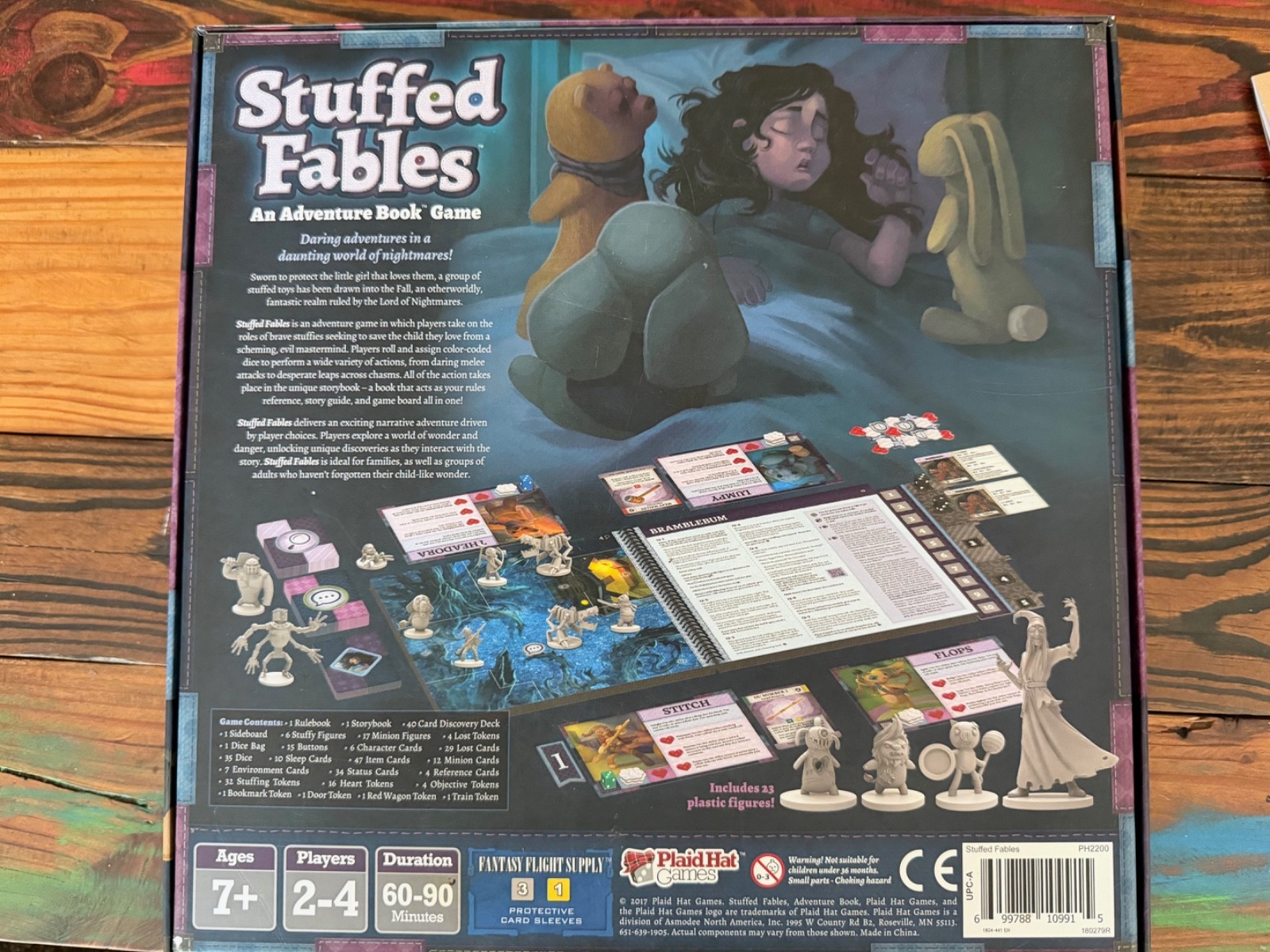 STUFFED FABLES Board Game by Jerry Hawthorne | Adventure Book | Plaid Hat Games