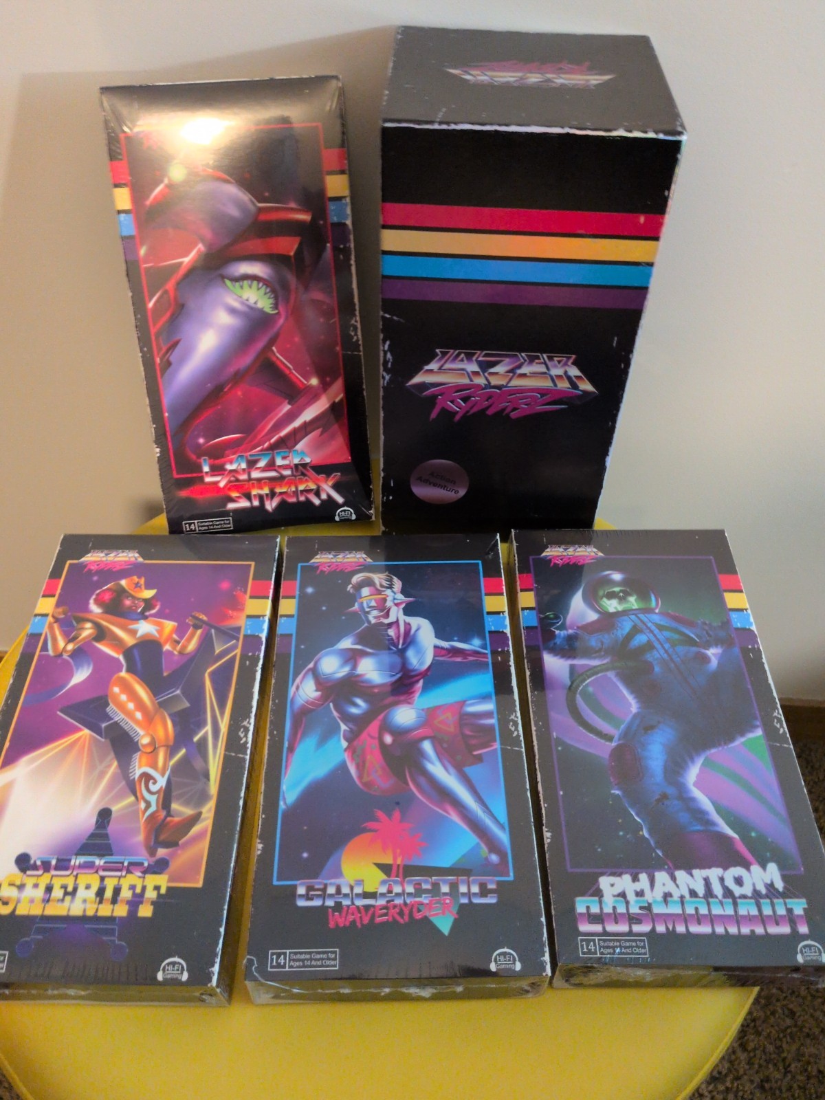Lazer Ryderz Original Series Box Set Greater Than Games OOP Includes 4 Character