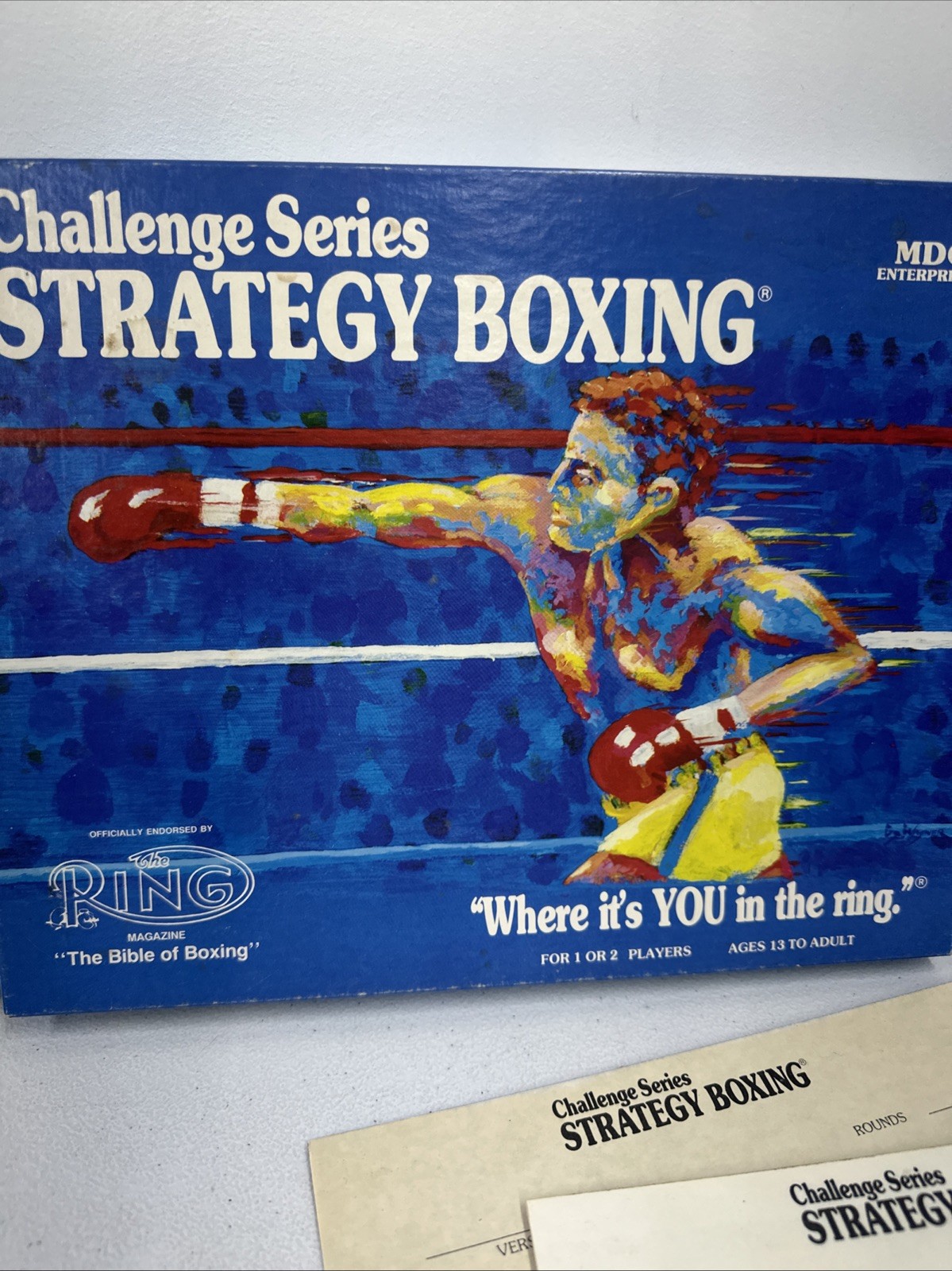 Challenge Series STRATEGY BOXING Card Game – Complete